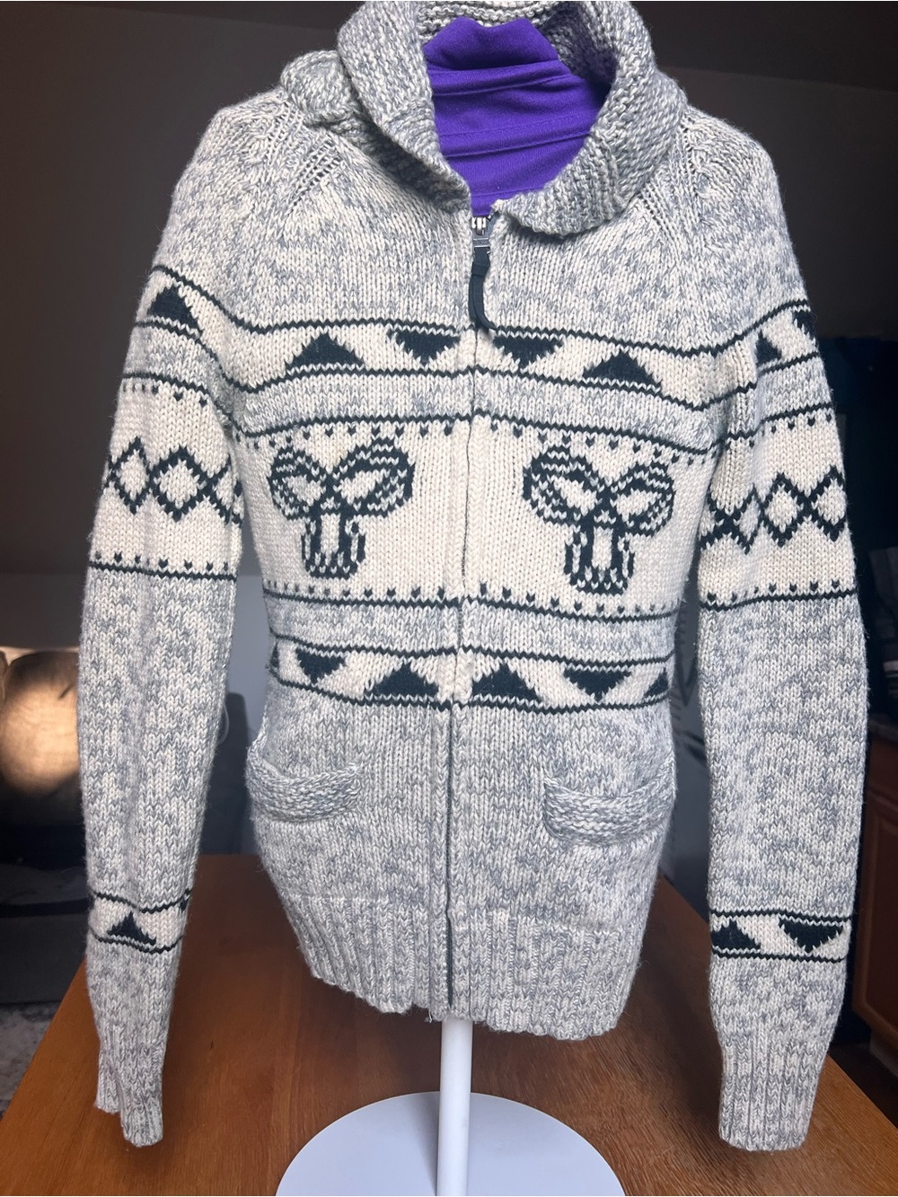 TNA Sea to Sky Wool Cardigan Sweater